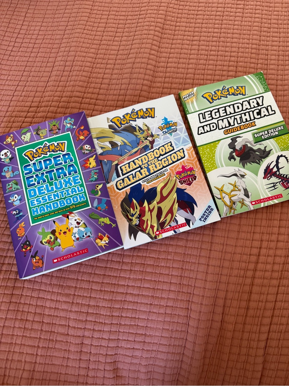 Pokemon Books including guidebook and essential handbook